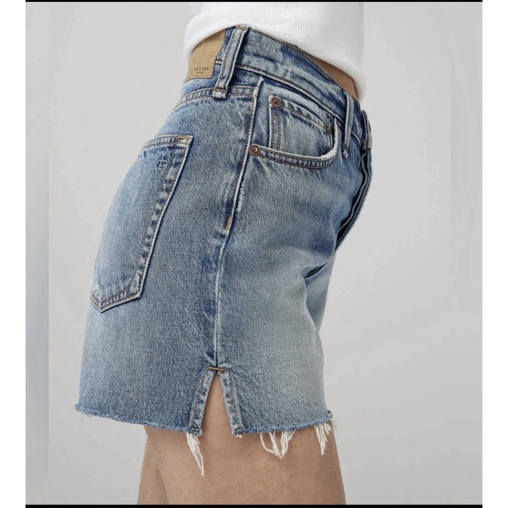 Rag & Bone Vintage Cut Off Shorts Women 25 Prim High Rise Distressed Denim 4"
